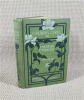 1896Children's Stories In American Literature Book