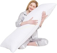 YUGYVOB Satin Stripe Body Pillow 20x54 Inch