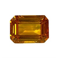 Genuine 5.55ct Emerald Orange Sapphire Gemstone