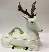 Gump's Made In Italy Reindeer Covered Tureen