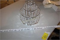 2 - mini chandeliers