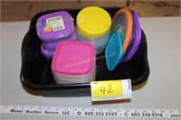 Assorted storage containers