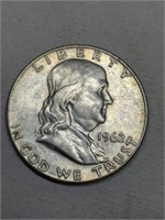 1962D Franklin Half Dollar