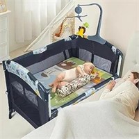5-in-1 Baby Bassinet Bedside Crib, Pack And Play L