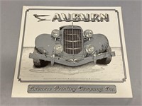 Poster Of 1936 Auburn 852 Convertible