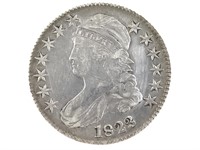 1823 Broken 3 Bust Half Dollar