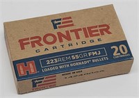 (20rds) Frontier 223 Rem 55 gr FMJ Ammo
