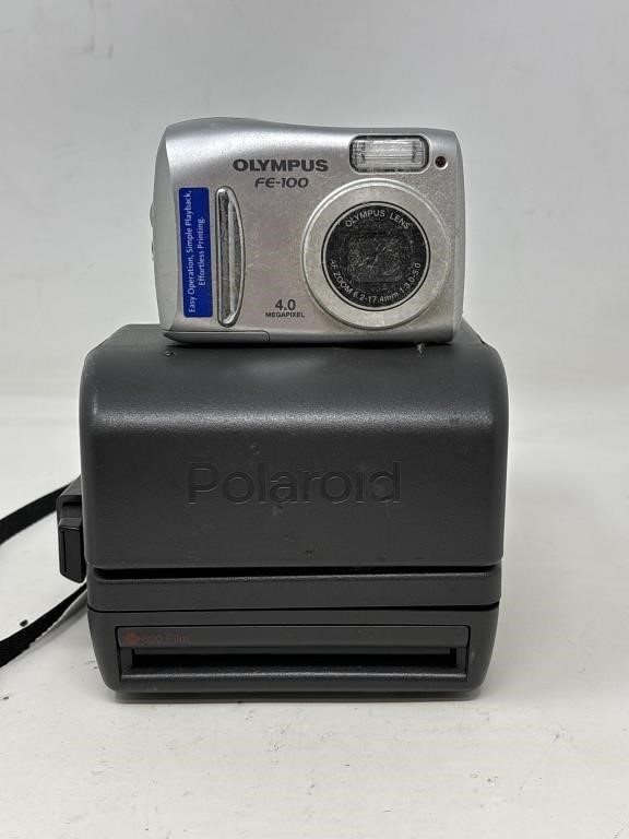 -2 vintage cameras, Olympus, FE 100 and a