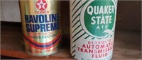 One Vintage Quaker State Transmission Can and O