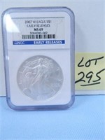 2007 1 oz. American Silver Eagle, NGC Certified