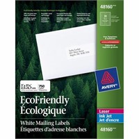 Avery White Eco-Friendly Labels 750 Address Label