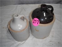 Minnesota Stoneware & Brown Top Jug (Some Damage)