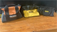 DeWalt and Ridgid Tool Bags