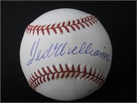 Ted Williams signed baseball COA