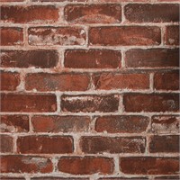 Red Brick Wallpaper Jumbo Roll 20.8 in x 49.2 ft