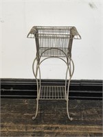 Two Tier Wire Basket Plant Stand