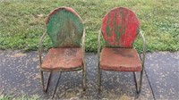 2 Vintage Lawn Chairs