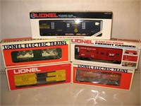O Lionel Freight Cars Lot of 5