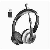 Wireless Headset with Microphone Noise Canceling,