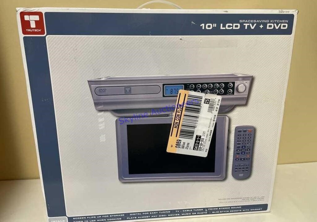 TruTech 10" LCD TV+DVD