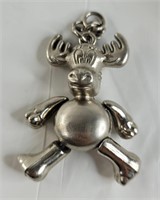 Articulating moose charm
