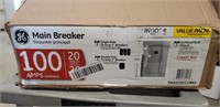 GE Main breaker box 100amp