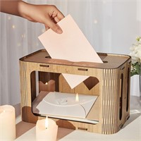 AW BRIDAL Acrylic Wedding Card Box for Reception