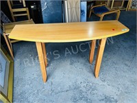 wood entry table - 50 x 17 x 28h