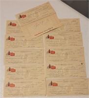 1951 Coca-Cola Bottling Company Checks