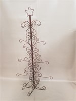 Xmas Brown Wire Standing Tree 16x42in