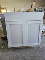 Hampton Bay 30" Polar White Vanity Base