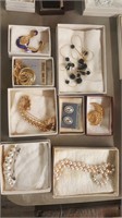 Vintage Monet & trifari + Other Costume Jewelry