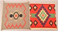 2 Vintage Navaho "Germantown" Samplers 31" x 30",