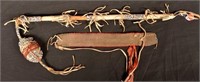 2 Antique/Vintage Plains Indian Beaded Items Arm B