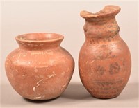 2 Ancient Central American Pottery Vessels, Minor