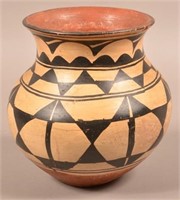 Vintage Pueblo Indian Jar, 9 1/2" x 9" w/ Some Sur