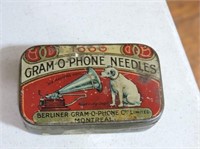 Berlineer Gramophone Tin Needle Box