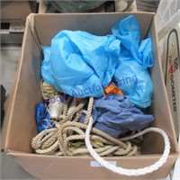 Box of assorted rope and string