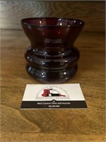 Red Glassware Vase