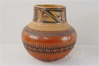 Mata Ortiz Tavo Silveira earthenware vessel