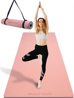 BEAUTYOVO Extra Wide & Thick Yoga Mat - 72