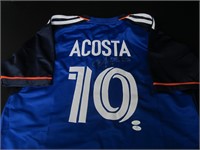 Luciano Acosta Signed Jersey JSA COA