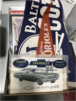 Pennants, 65 Chev owners guide, movie/radio guides