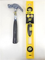 NEW Stanley Hammer & 45cm Leveler