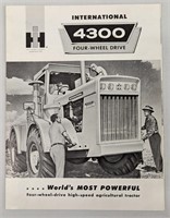 IH 4300 4wd Fold Out Literature