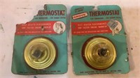 (2) Vntg New Old Stock Grove Engine Thermostats
