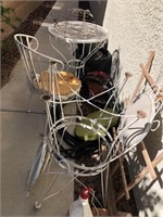 E - PATIO TABLE & CHAIRS (AS IS) & MORE
