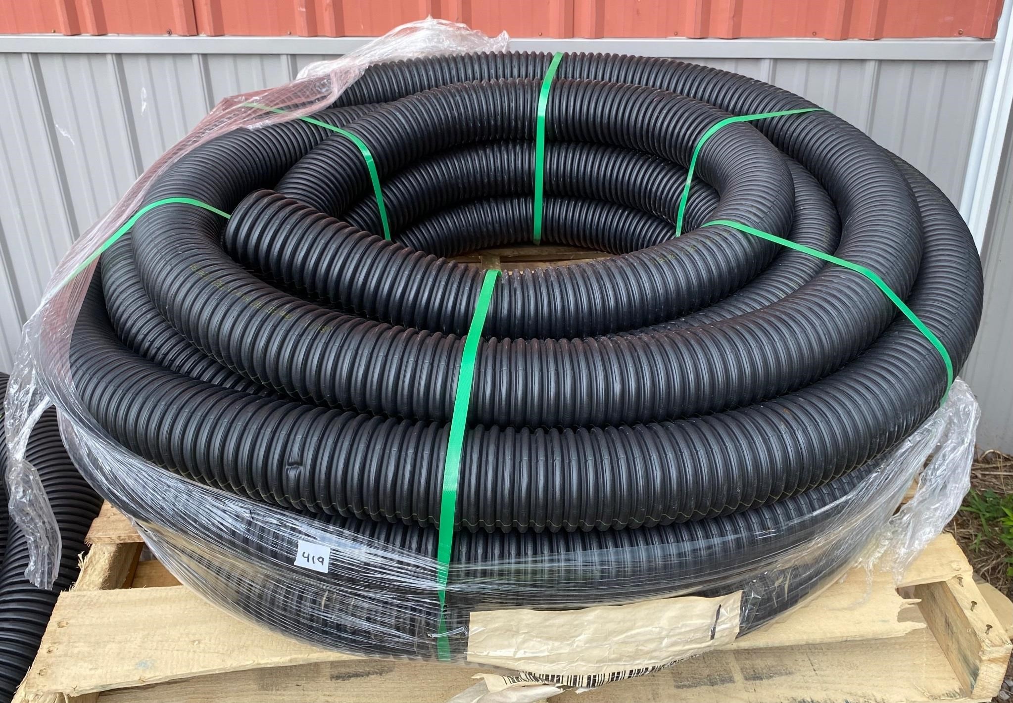 3" x 100 Ft Corrugated Drain Pipe