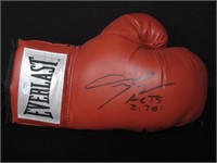 ANGEL MANFREDY SIGNED BOXING GLOVE JSA COA