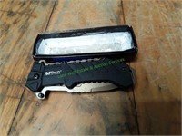 M-Tech USA Black & Brown Pocket Knife